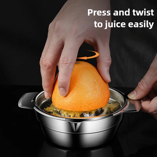 PresslyJuice Stainless Hand Press Juicer